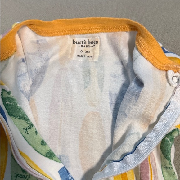 Burt's Bees Multicolor Surfboard Print Kids Footie 🏄🌊🏄🏻‍♀️ - Picture 2 of 3